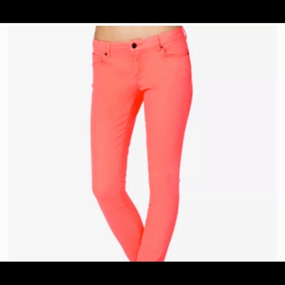 J. Crew sz 27 hot pink stretch matchstick jeans